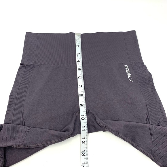 Gymshark Energy Seamless Cropped High waisted Leggings 'Slate Lavender' Size M - Picture 9 of 15